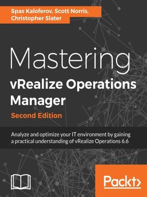 cover image of Mastering vRealize Operations Manager